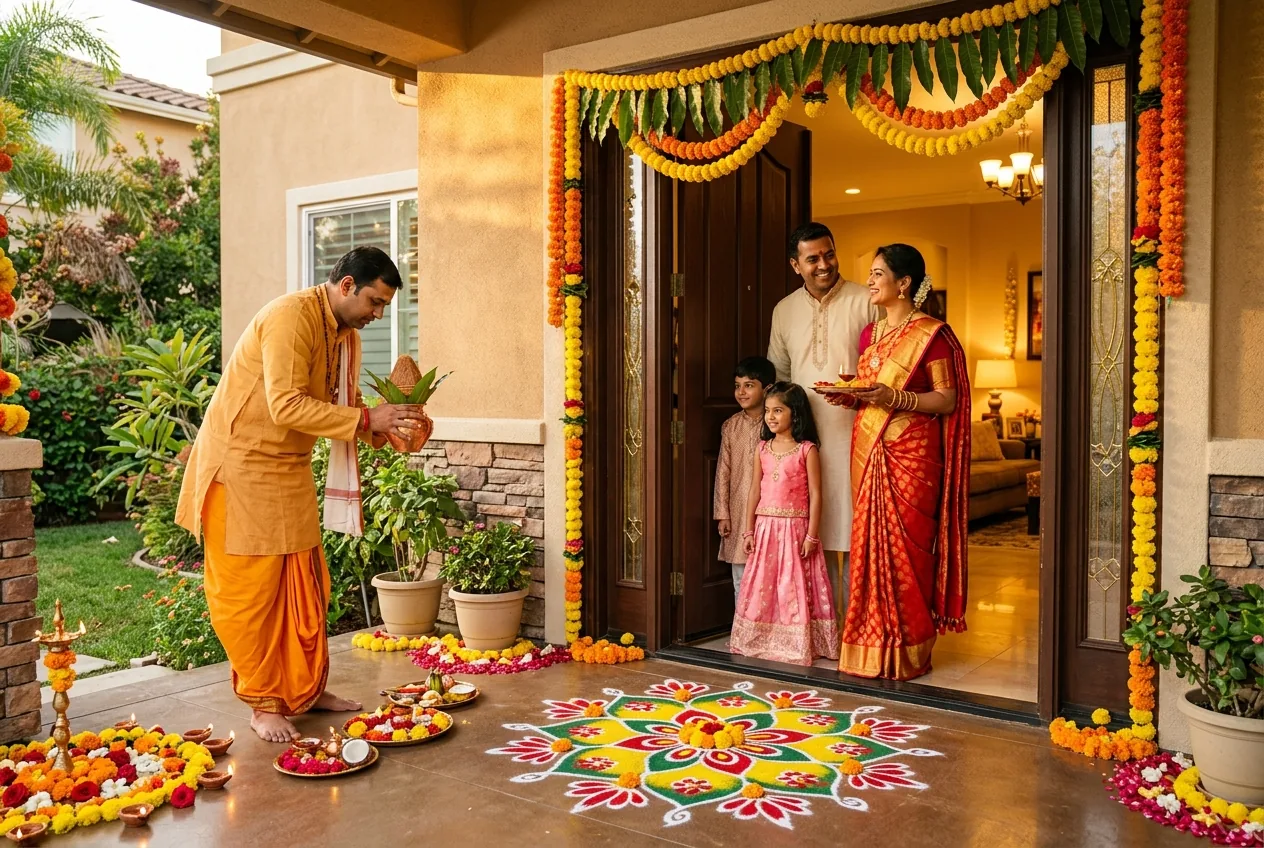 Griha Pravesh house blessing in San Miguel