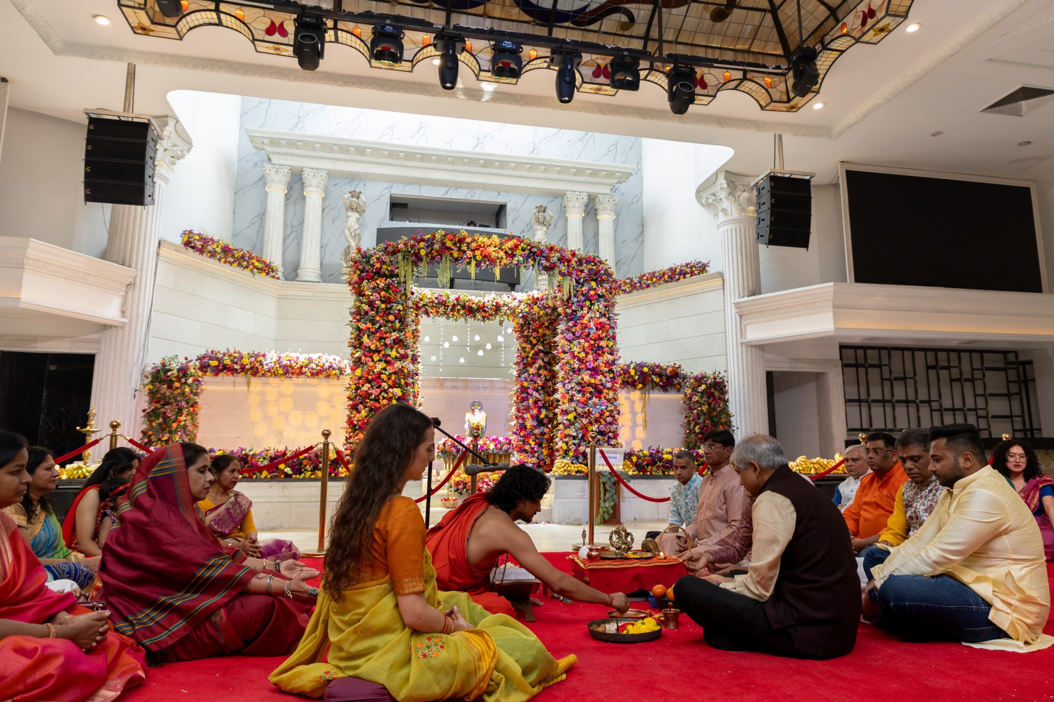 Vedic ceremony gathering